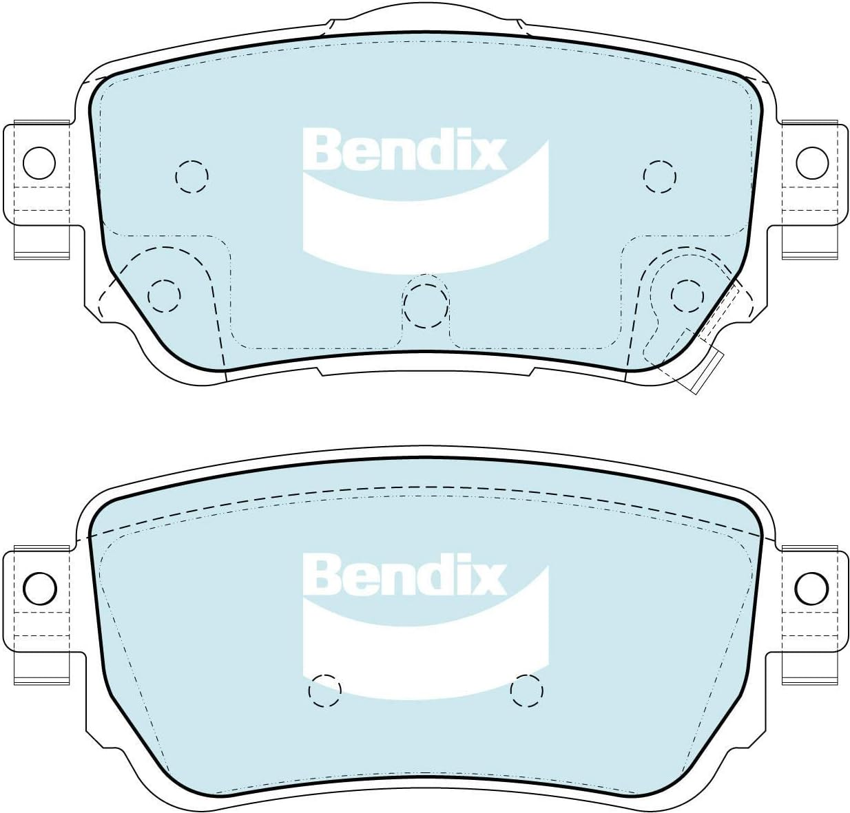 Bendix DB2357GCT General CT Brak Pads Set image number 1