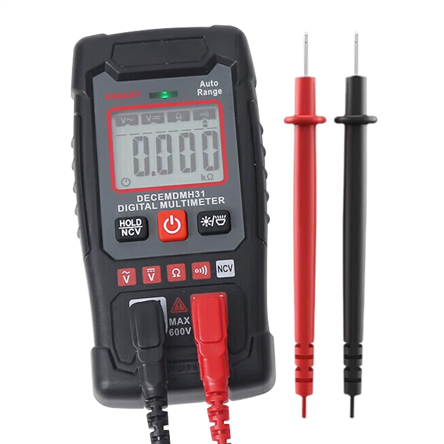 Digital Multimeter, High-Precision Intelligent Tester for Accurate Readings, DC AC Voltmeter with Ohm Amp Measurement, Continuity Test Tool for Household and Automotive Use image number 5