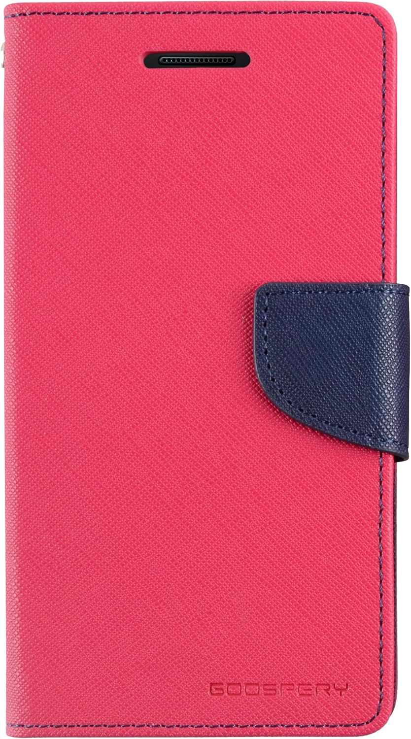 Fancy Diary Iphone 12/12 Pro - Hot Pink/Navy