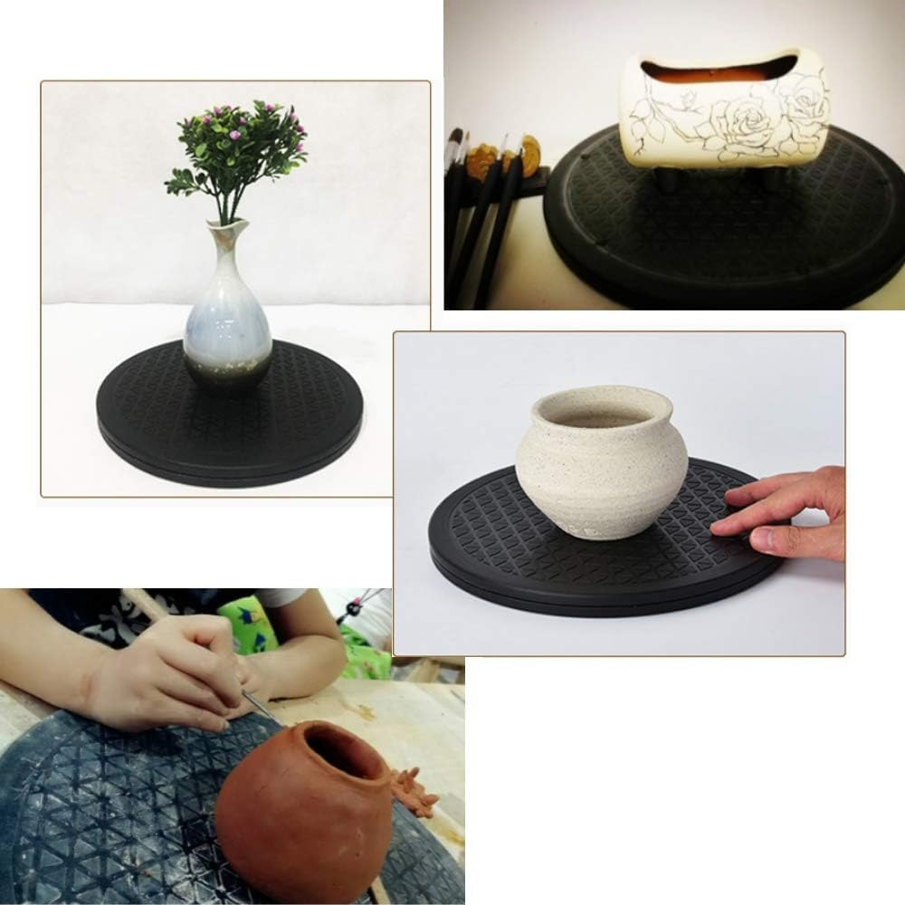 12 Inch Heavy Duty Rotating Swivel with Steel Ball Bearings Stand for Monitor/Tv/Turntable/Lazy Susan image number 4