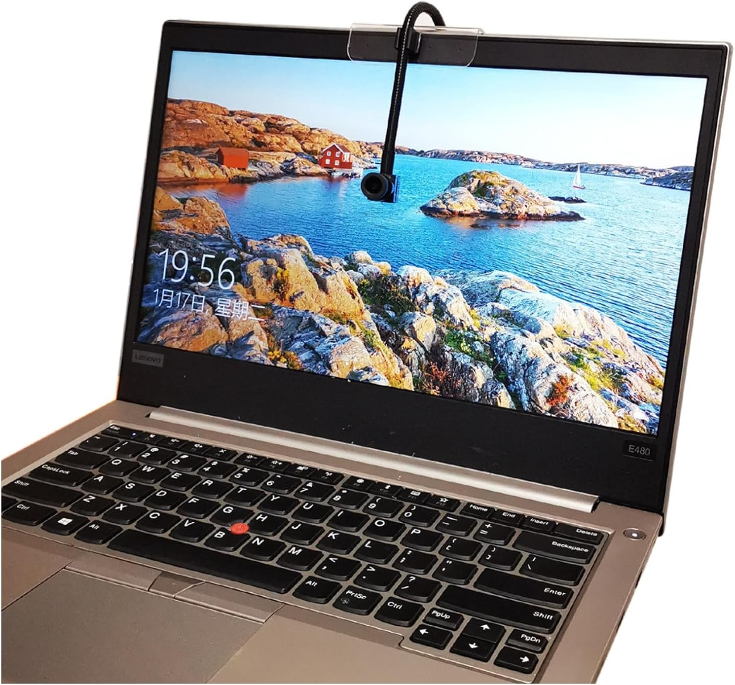 USB Center Webcam, 5MP 1080P FHD Autofocus Webcam for Streaming, Built in Microphone, Adjustable Middle Screen