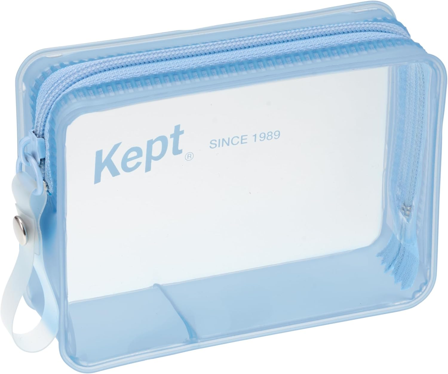 Raymay Fujii KP1331A Pouch Kept Reckcard Pouch, Clear, Blue