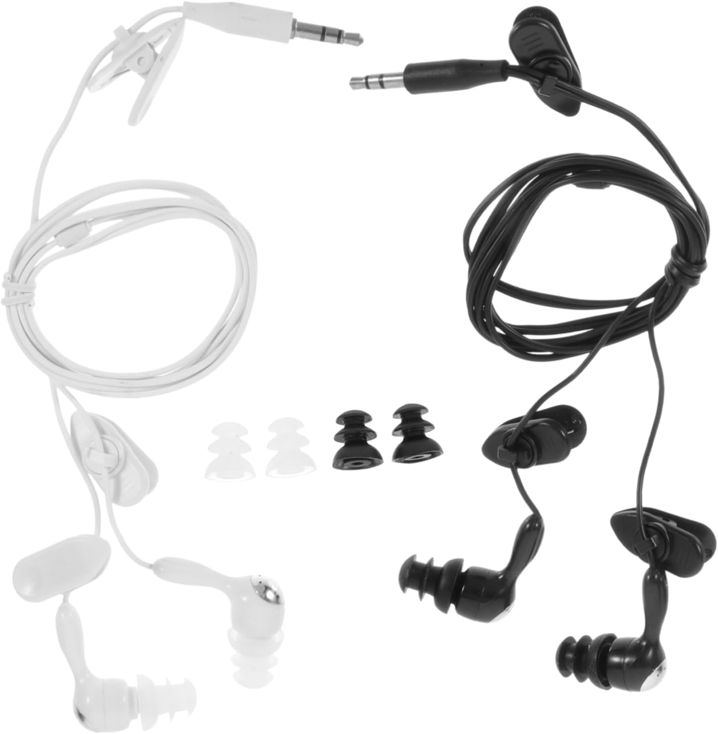 SWOOMEY 2Pcs Earphones for Swimming Water Sports Comfortable Ear Protection Plugs for Bathing Adult Use Ear Design for Surfing and Snorkeling