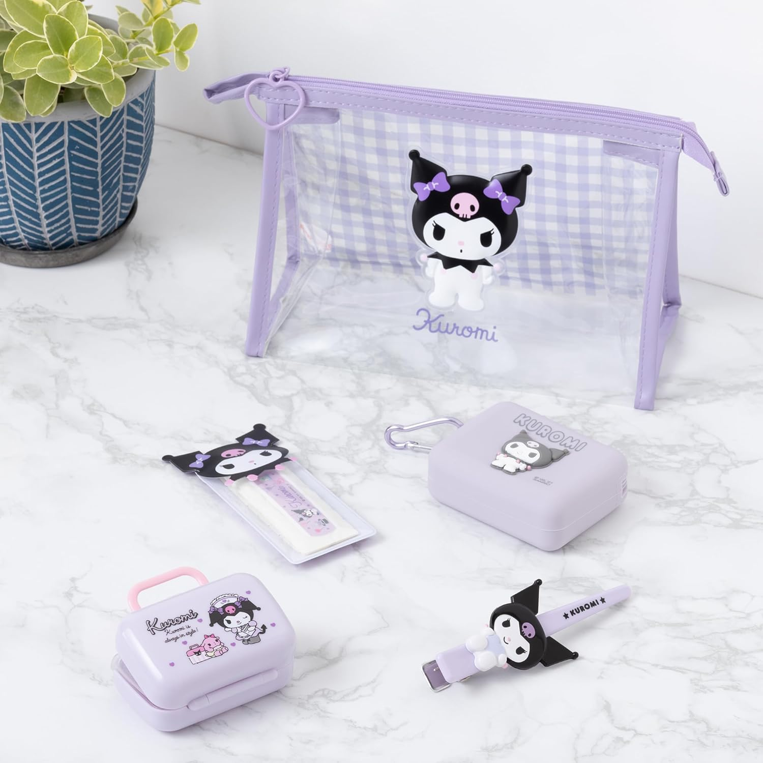 Sanrio 931306 Chromi Silicone Mini Pouch image number 5