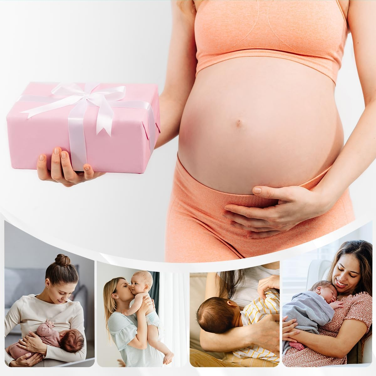 Baby Sleeping Sign for Front Door - 1 Pack Please Do Not Disturb Door Signs Do Not Knock or Ring Baby Sleeping Sign for New Born Gifts Home Nursery Baby Room 9&Prime;X4&Prime; image number 4