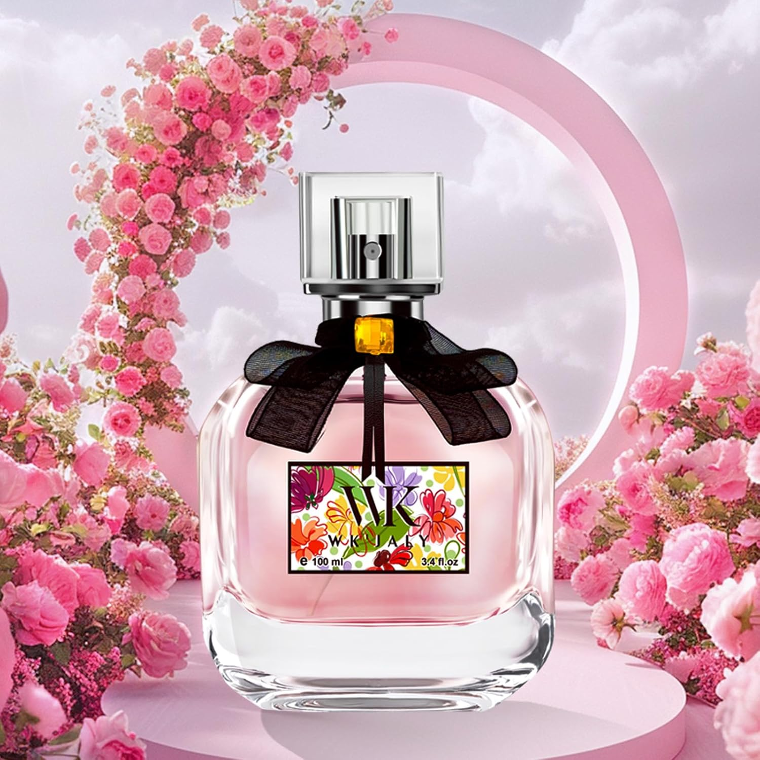 WK JALY Floral Drunk Eau De Parfum Spray, Women'S Perfume, with Notes of Rose, Sandalwood, Long Lasting Fruity Fragrance, 100Ml image number 5