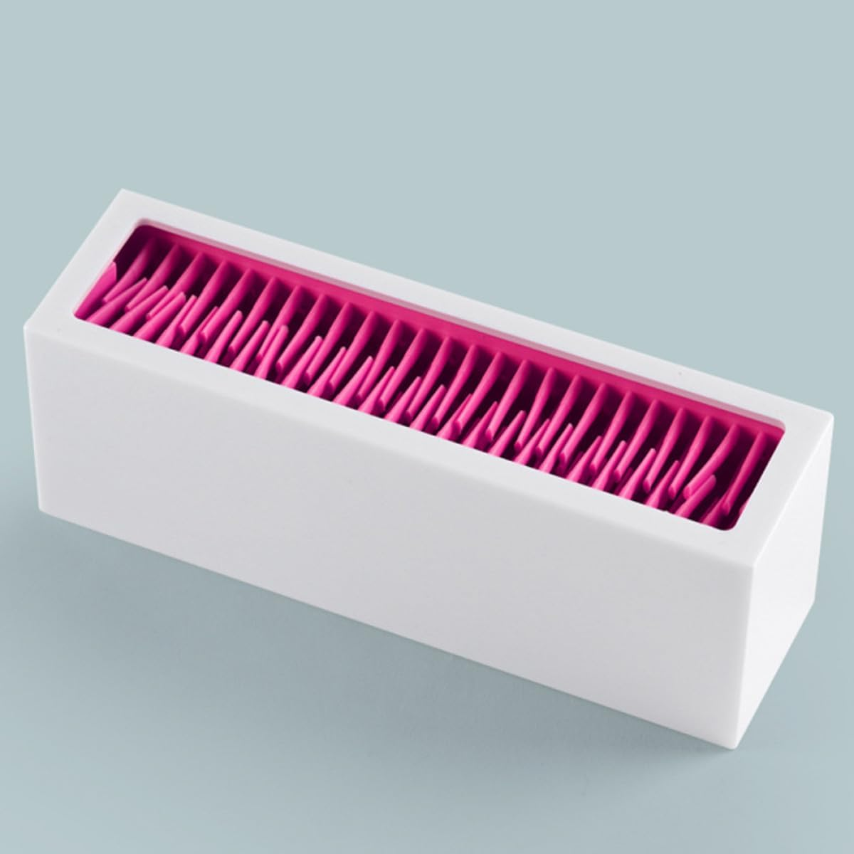 Zerodeko Makeup Brush Holder Cosmetic Brush Drying Rack Desktop Organizer Stand Portable Makeup Display Stand for Travel and Home Use, Random White Red or White Pink Color Random Color image number 4