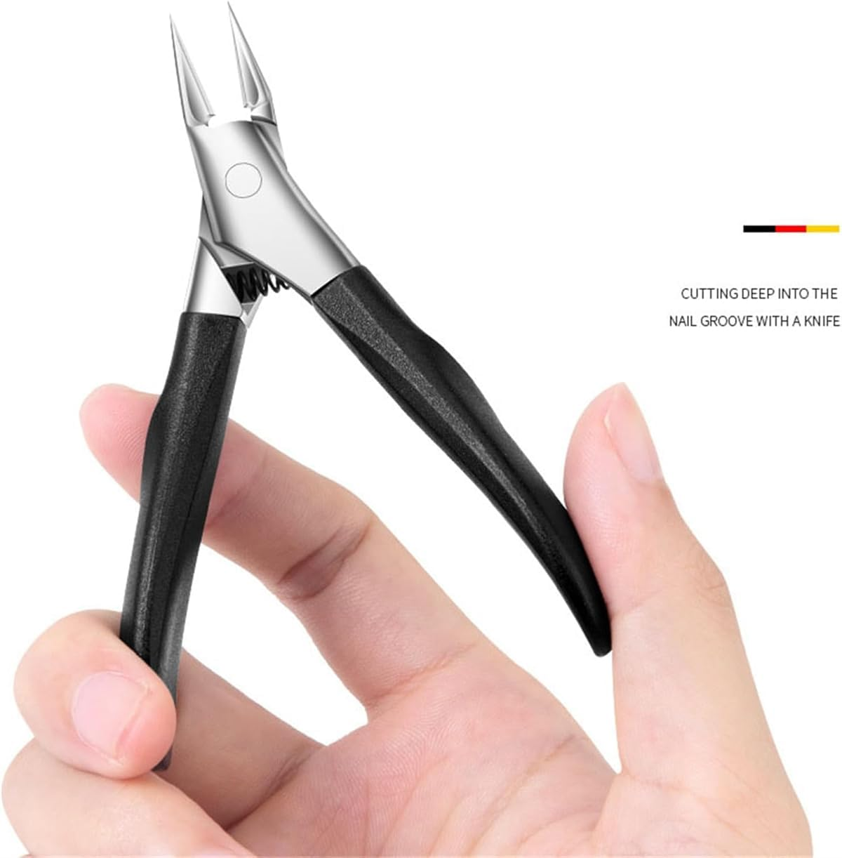 Super Oblique Nail Clippers, Eagle Beak Beveled Nail Clippers, Opening anti Slanted for Thick Nails, Seniors & Ingrown Care (Red) - Blue image number 5