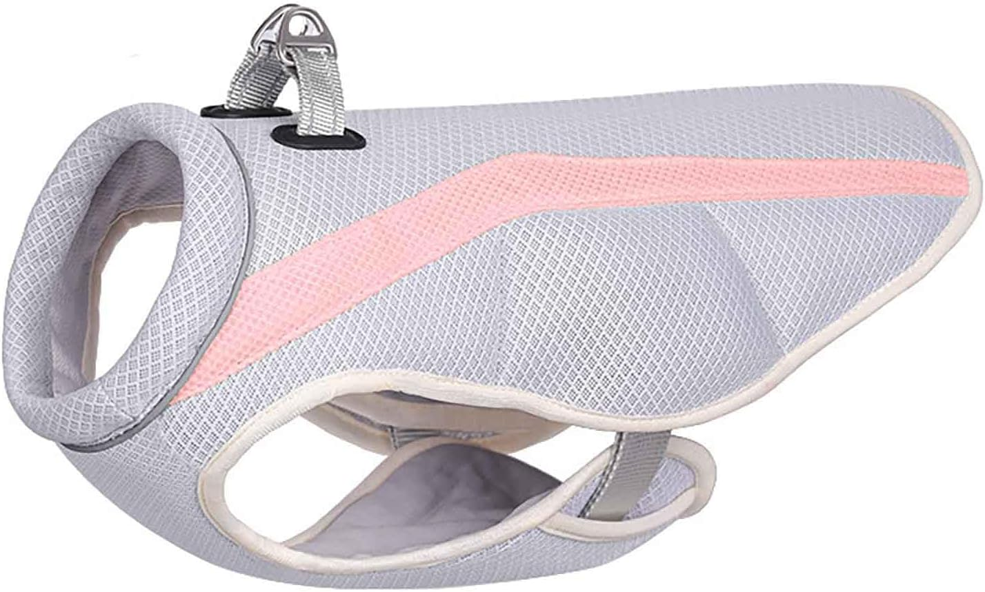 UOSIA Dog Cooling Vest Harness Extra Large Dog Cooling Jacket Lightweight Adjustable Puppy Vest with D-Ring and Reflective Cooling Shirt for Dogs Evaporation image number 3