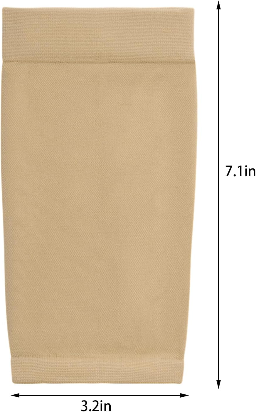 HOVEOX 2 Pairs Tattoo Cover up Sleeves Forearm Sleeves Tattoo Sleeves Tattoo Arm Sleeves Tattoo Cover up Forearm Tattoo Cover - Black And Nude image number 4