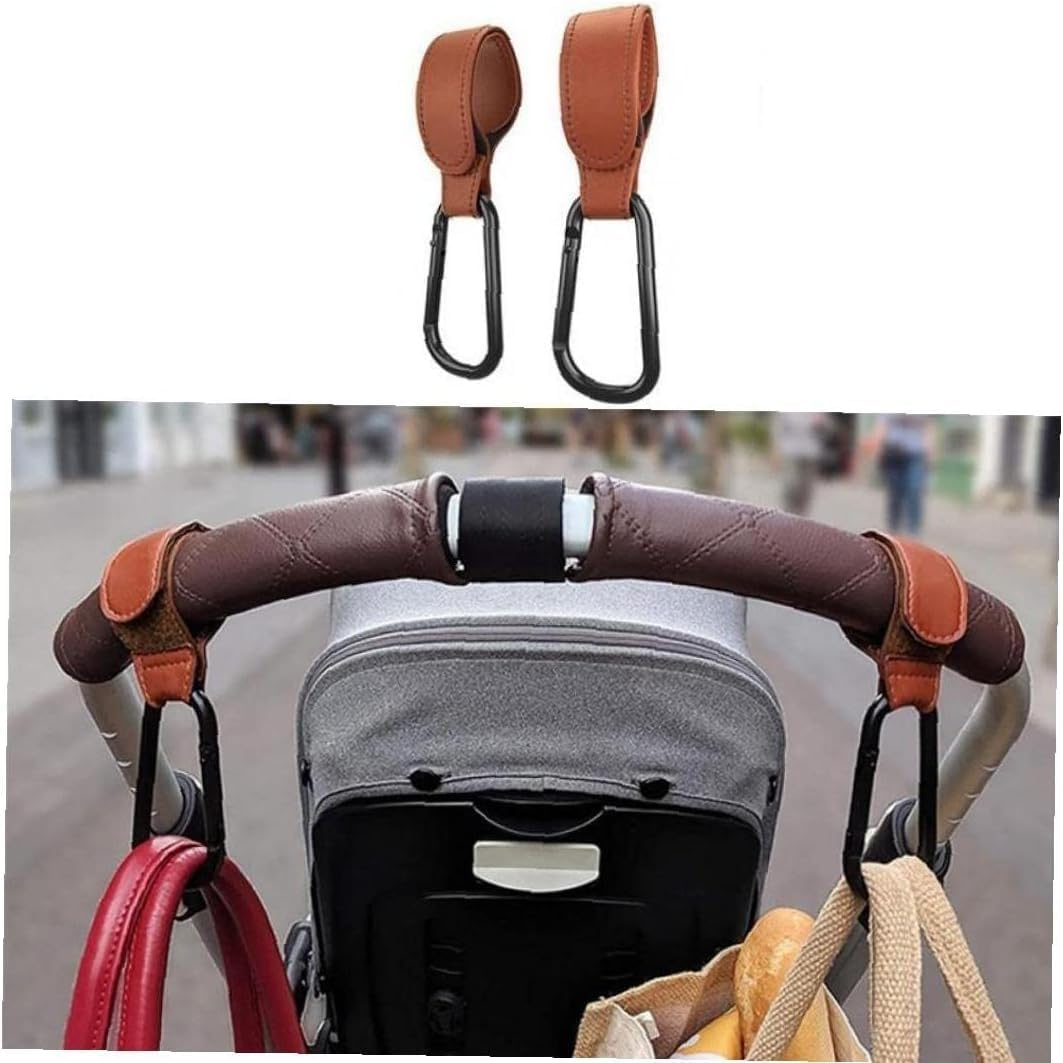 Baby Stroller Hooks Clips, 4Pcs Stroller Hooks Pram Hooks Buggy Clips, Stroller Clips Mommy Bag Hooks Clips,Baby Stroller Hooks for Hanging Bags, Portable Stroller Hooks Stroller Clips for Hanging image number 3