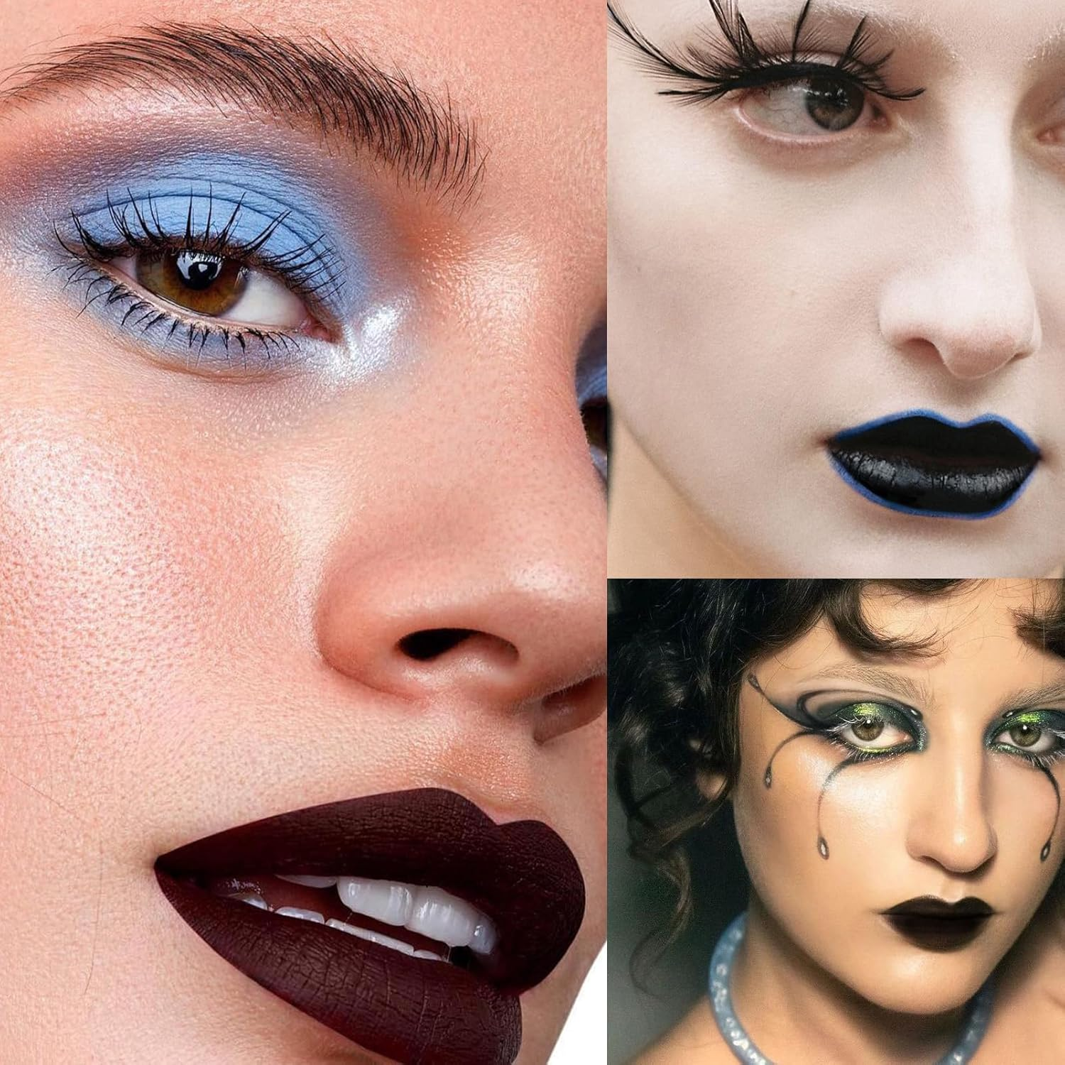 3 Colors Matte Liquid Lipstick Sets, Halloween Lipstick, Lipsticks for Women Wear Non-Stick Cup Not Fade Waterproof for Party, Masquerade, Cosplay, Christmas, Halloween image number 5