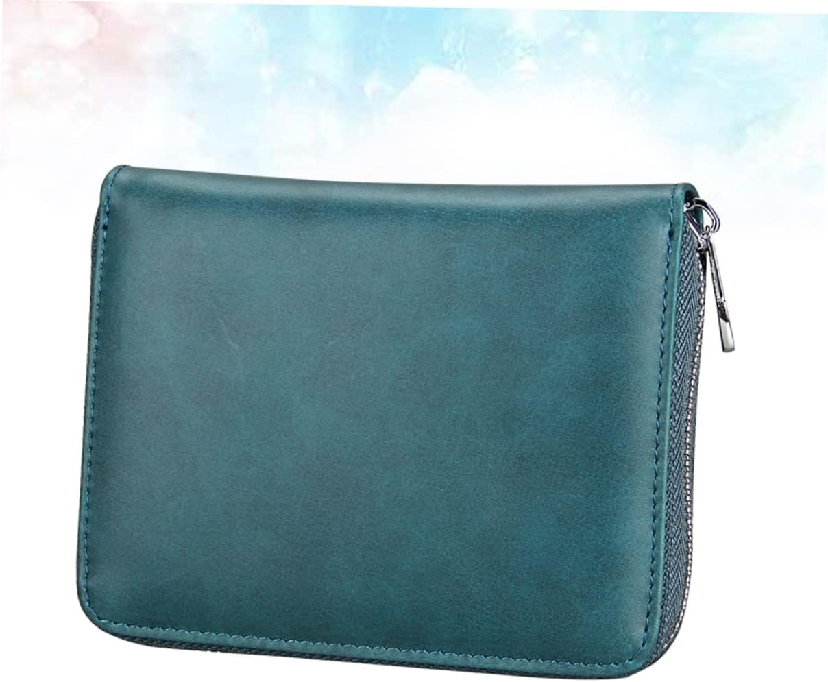 SAFIGLE 1Pc Holder Multi-Function Wallet for Travel Business Trips and Daily Use Navy Accordion Storage Bag for Men and Women