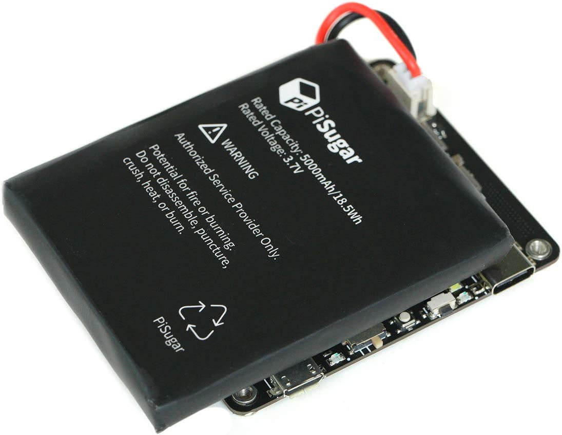 Pisugar2 Pro Portable 5000 Mah UPS Lithium Battery Power Module Platform for Every Raspberry Pi 3B/3B+/4B Model Accessories (Not Include Raspberry Pi)