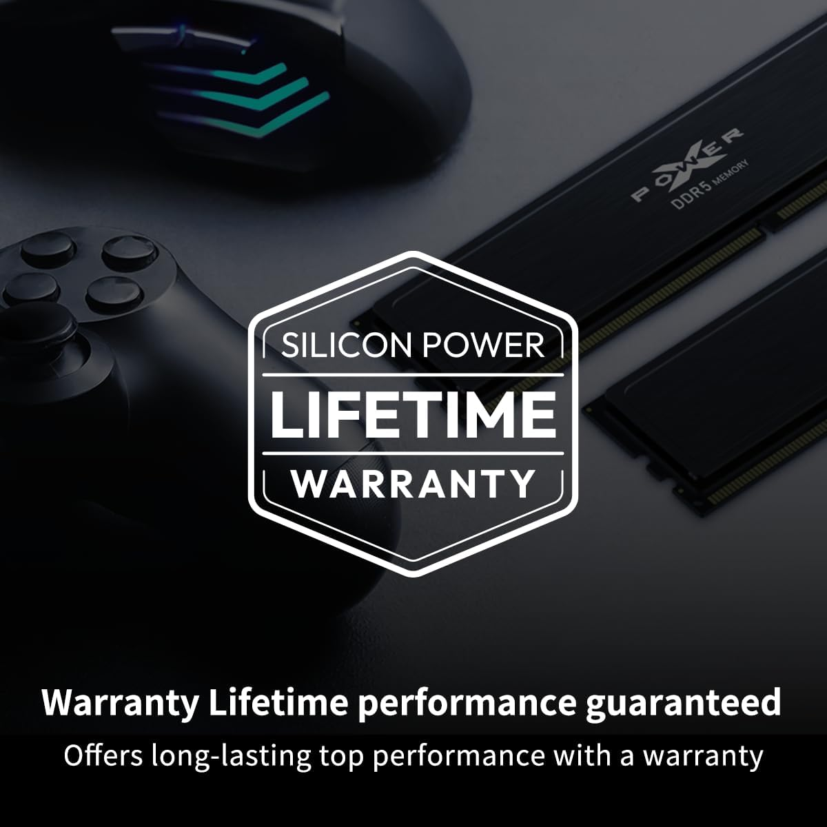 SP Silicon Power XPOWER Pulse 32GB (2X16Gb) CL36 DDR5 6000Mhz Gaming Memory Supports Intel XMP/AMD Expo UDIMM Desktop PC Computer RAM Memory - SP032GXLWU60FFDJ image number 4