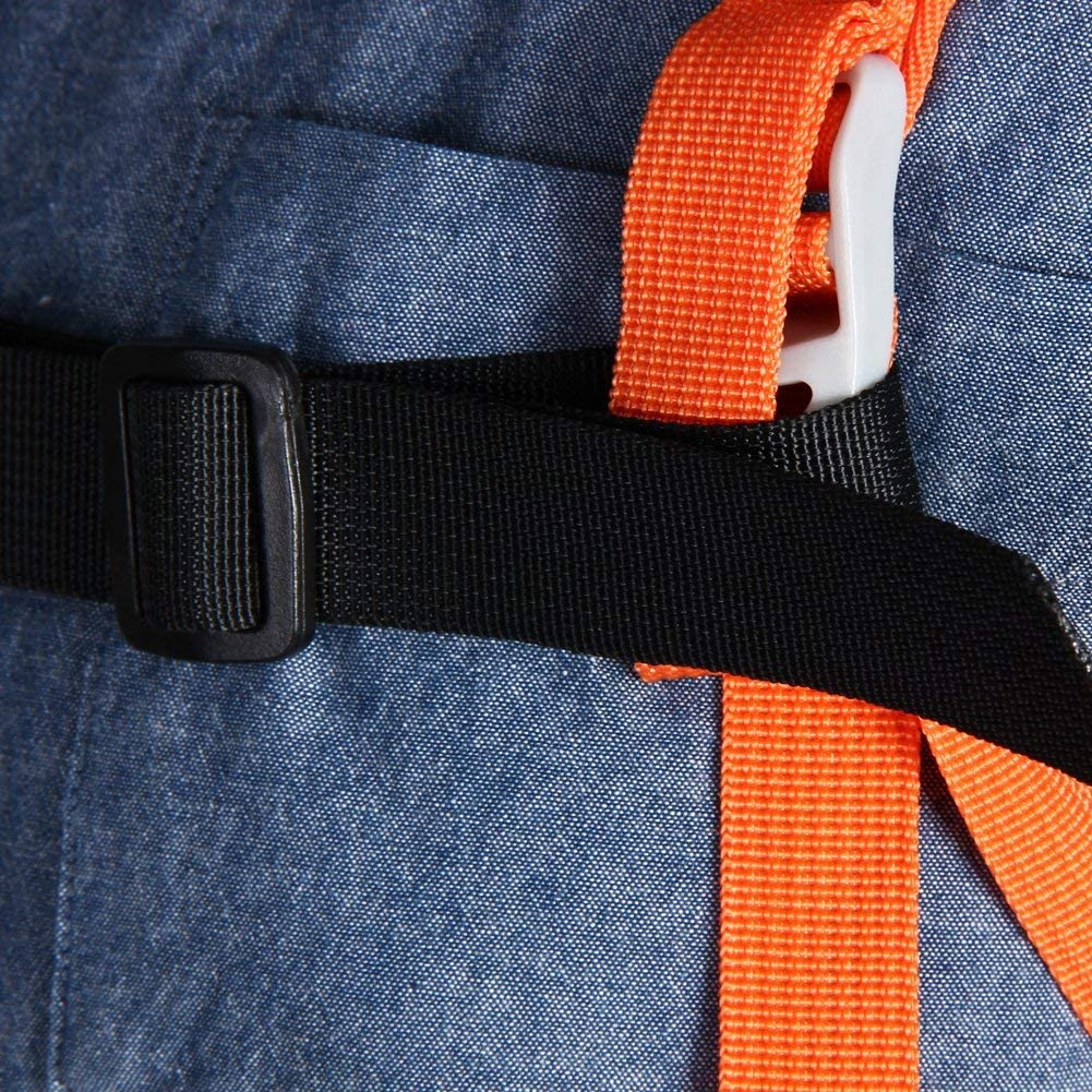 Sternum Straps for Backpacks 1-Pack,Adjustable Chest Strap with Emergency Whistle Buckle Suitable for Backpack Straps, Orange, 4-13", Classical - Grey image number 4