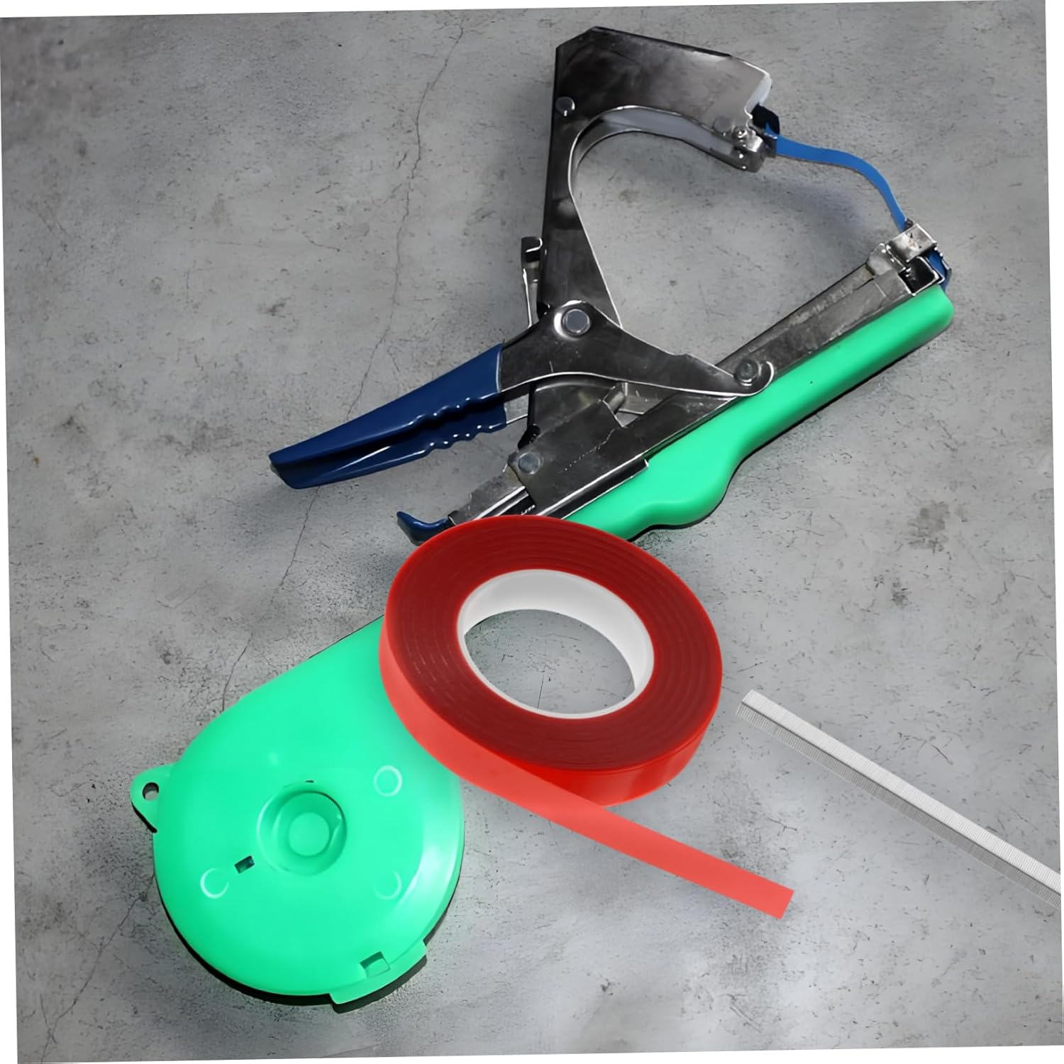 ANDRESLAD 10Rolls Garden Tie Tape Plant Tying Machine Gardening Tape Plant Support Garden Clips Banding Machine