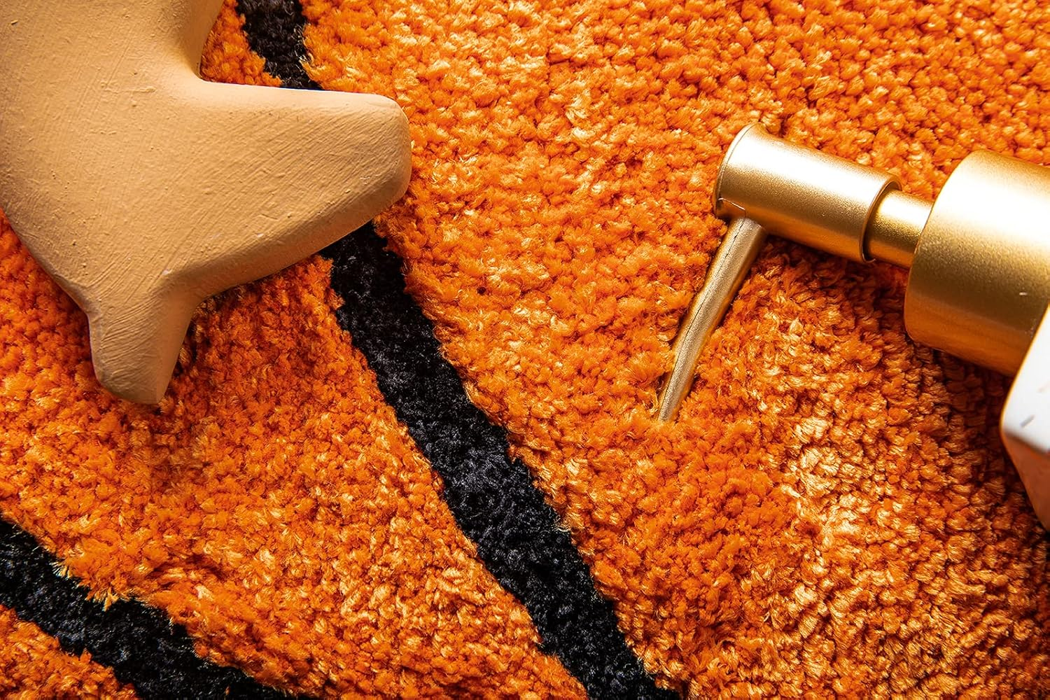 Kids Rug Basketball round Rug Carpet Floor Chair Mat for Kids Rooms Children'S Bedroom (Basketball, 80Cm) image number 1