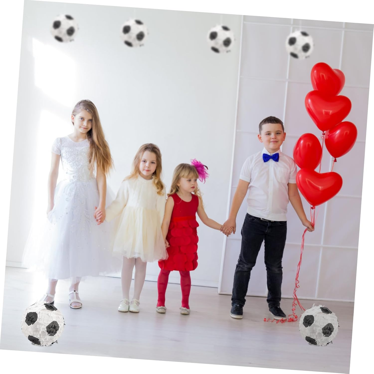 STOBOK Birthday Party Ornament Decorations Sports Filling Pinata Child Sports Ball Decorate Football Sports Ball Pinata Ornament Props Kid Football Filled Pinata Birthday Party Supplies image number 5