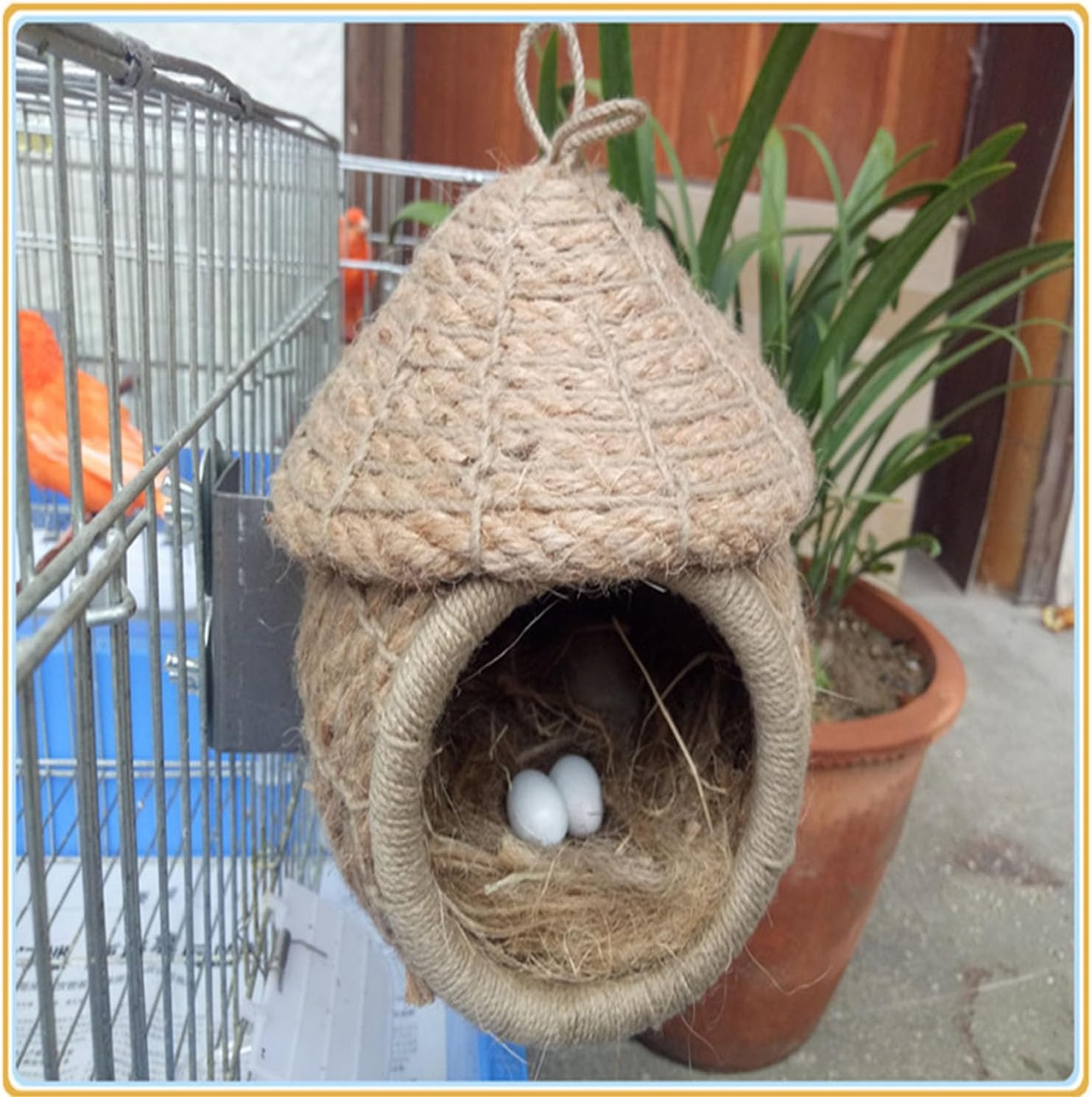 FRYI888YUNK 2 Pack Natural Bird Nesting Material - Safe Nesting Mix for Hummingbirds, Canaries, Finches, Parakeets - Cage, Garden & Tree Trunk Bedding image number 5