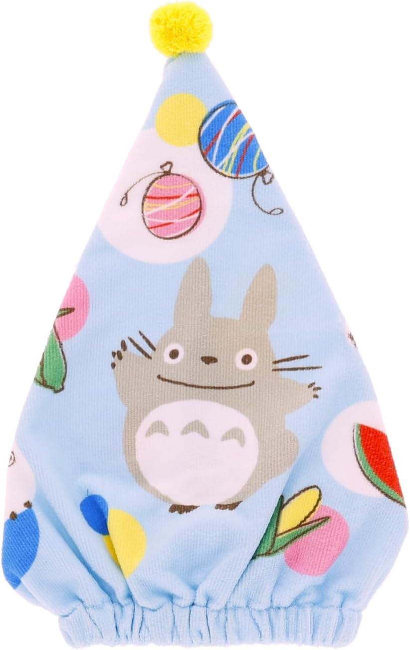 Marushin 2125019000 Towel Cap, Kids, Ghibli Kiki'S Delivery Service, Gigi, Hair-Drying Towel, Absorbent, Quick Drying, Towel, Girls, Boys