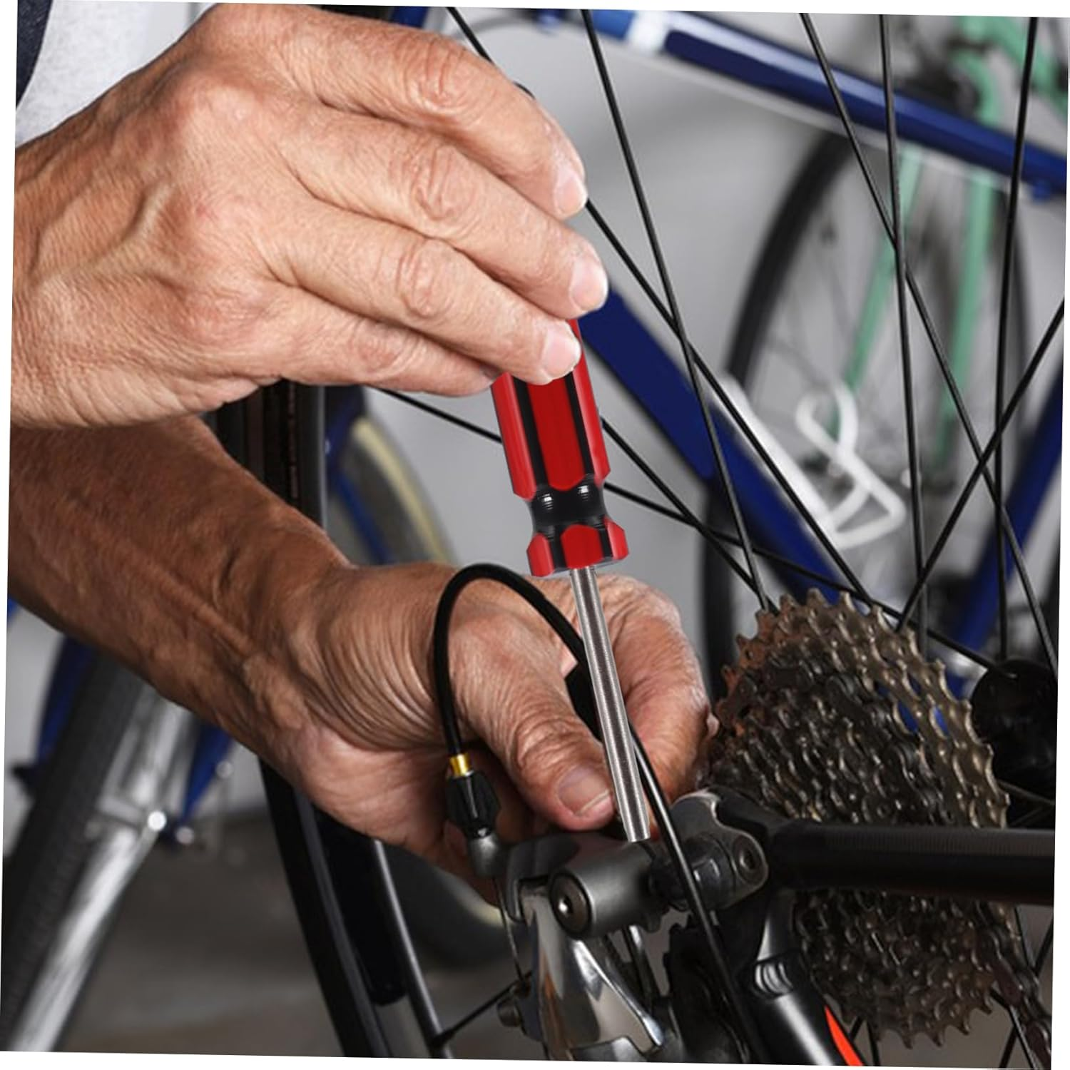 GARVALON Tire Valve Core Remover and Valve Stem Puller Screwdriver Installation Tool for Bicycle Tire Repair Automotive Maintenance image number 6