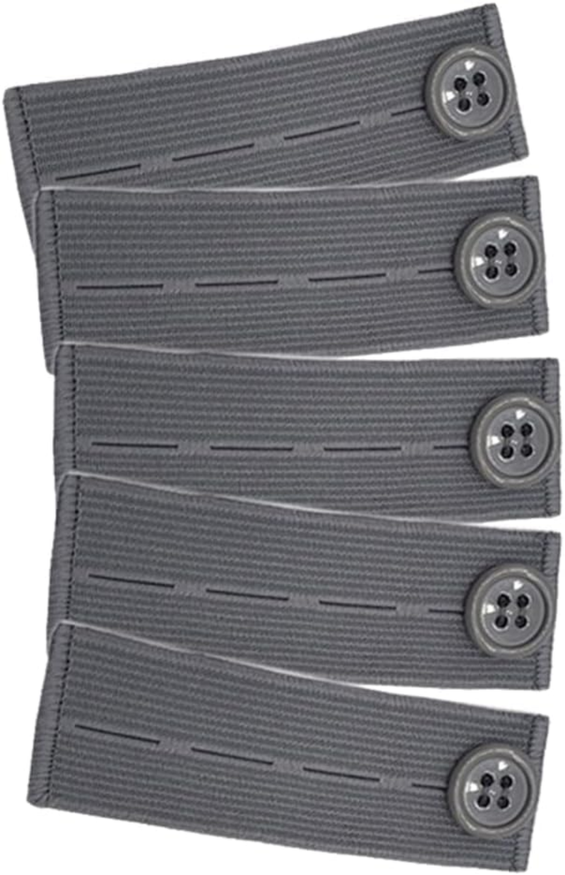 For Belly Band Comfortable Maternity Pants Extender Pant Button Extenders Waistband Clothes Extension Washable Jeans Accessory, Gray