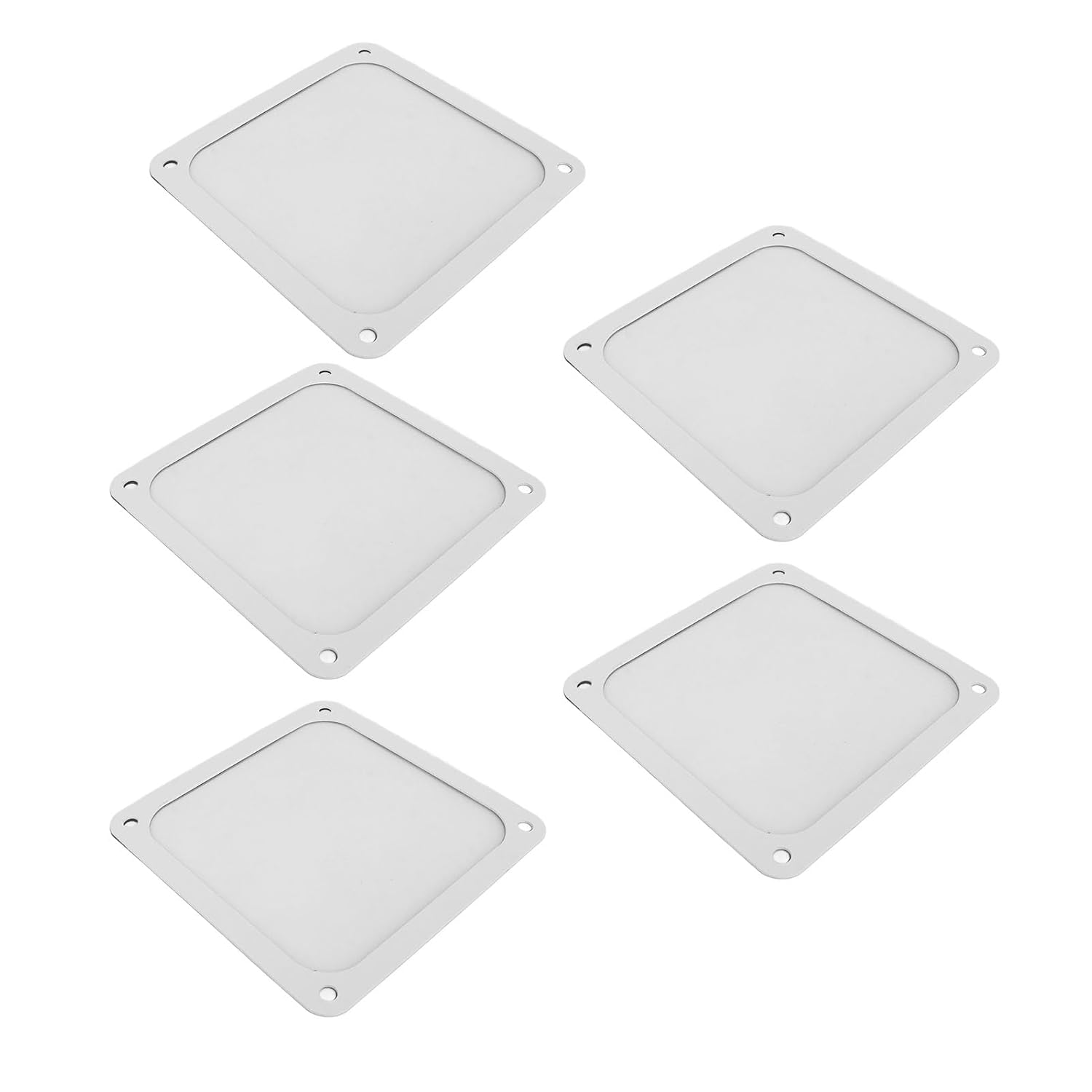 Computer Case Fan Dust Filter, Fine Aperture 120Mm PC Fan Dust Mesh Filter for Fan Vents (White) image number 3