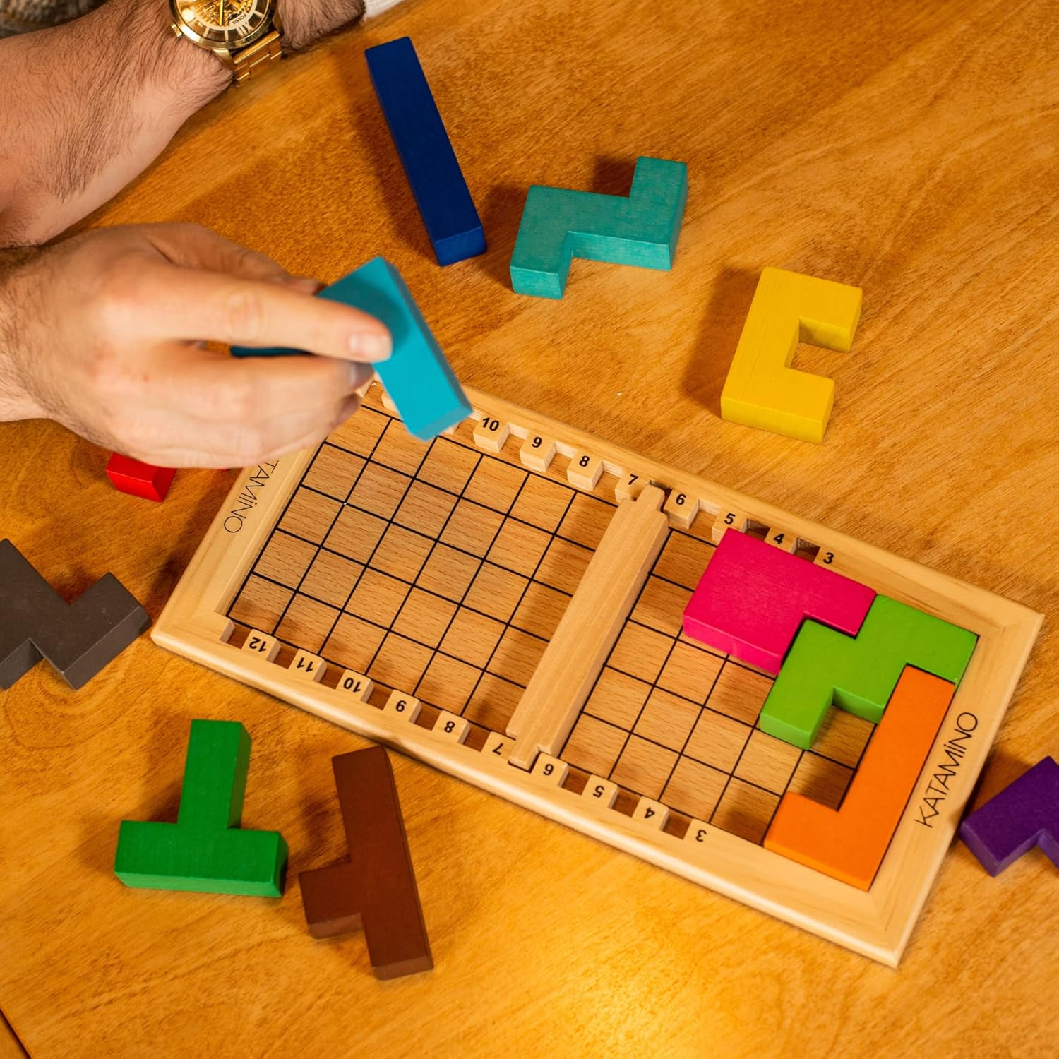 Katamino: Puzzleholzspiel F&uuml;r 1-2 Spieler image number 6