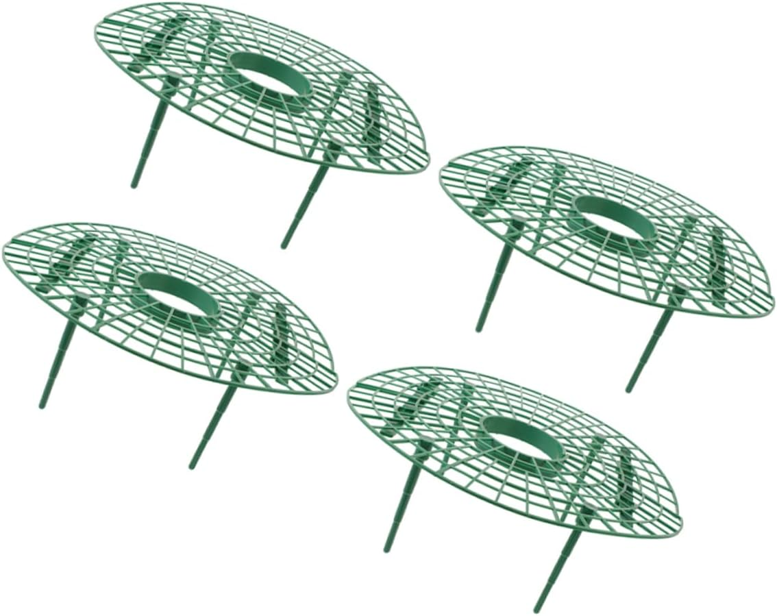 INOOMP 4Pcs Planting Rack Plant Support Cage Strawberry Growing Support Garden Tie Plant Risers for Patio Supplies image number 3