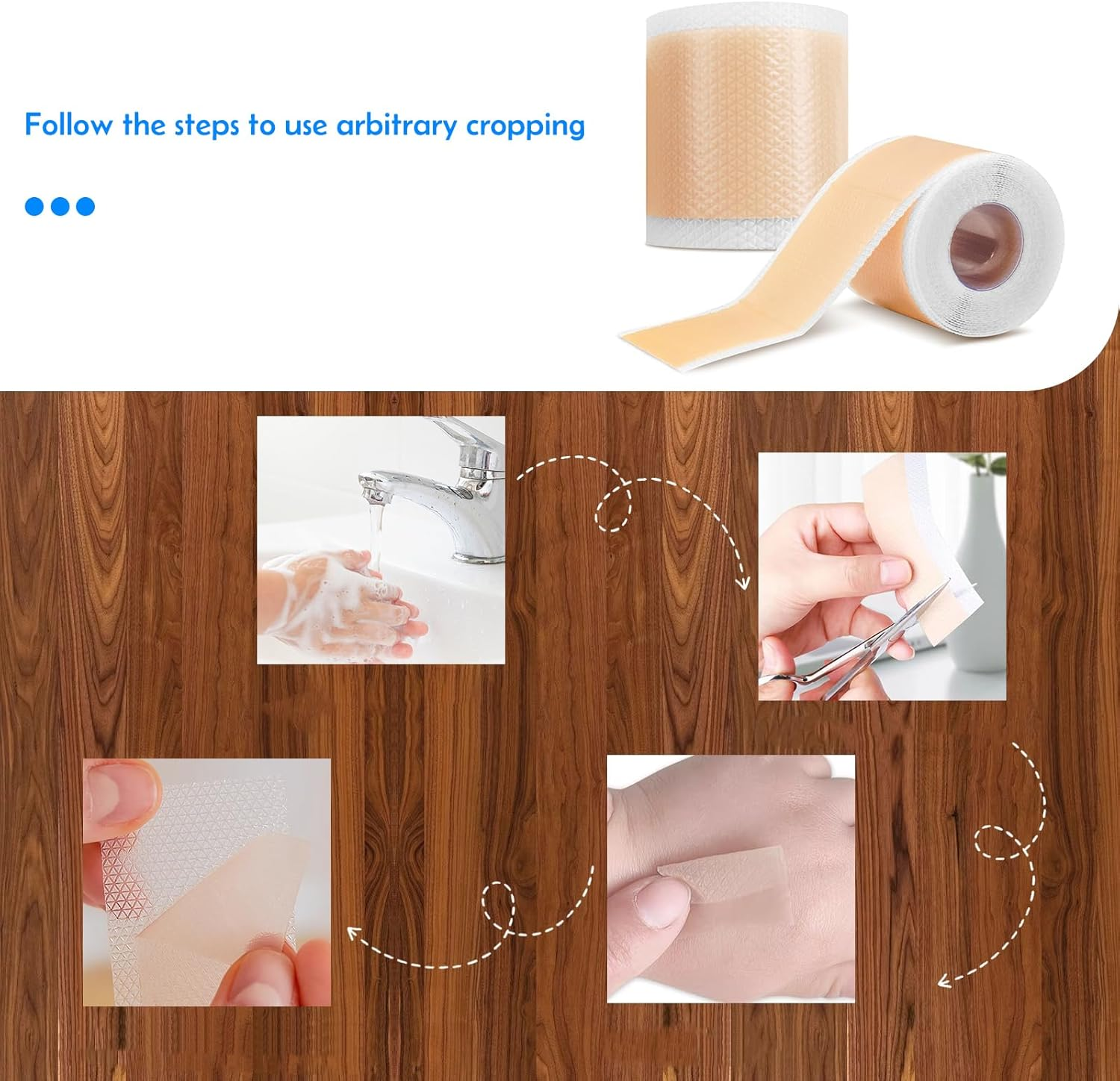 Pacify Silicone Tape Sheets 1.6"X120"Roll Reusable Waterproof Silicone Adhesive Strips image number 1