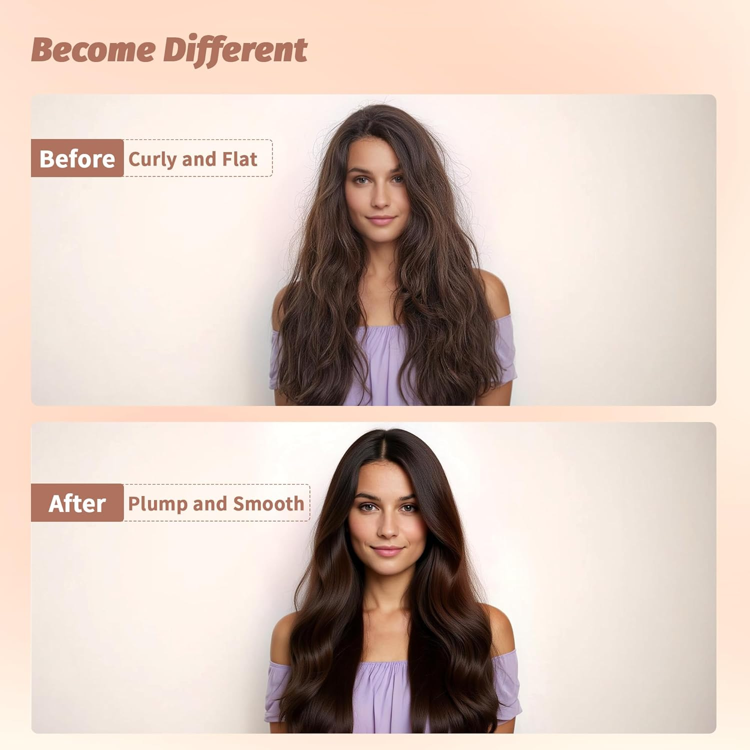 Round Brush for Blow Out, Nano Thermal Ceramic & Ionic Tech round Barrel Hair Brush with Boar Bristles and Nylon Pins, Roller Brush for Blow Drying and Styling, 4 Free Clips (Barrel 1.7 Inch, 45Mm)