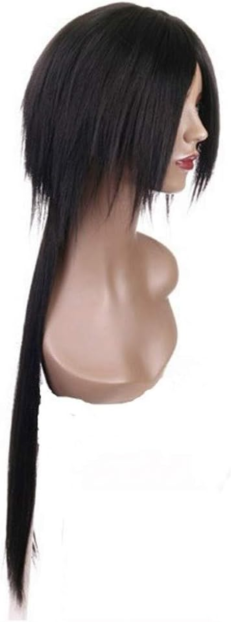 Prettyland Uchiha Itachi Long Black Wig for Cosplay Fancy Dress Holloween Manga Black Wig C406