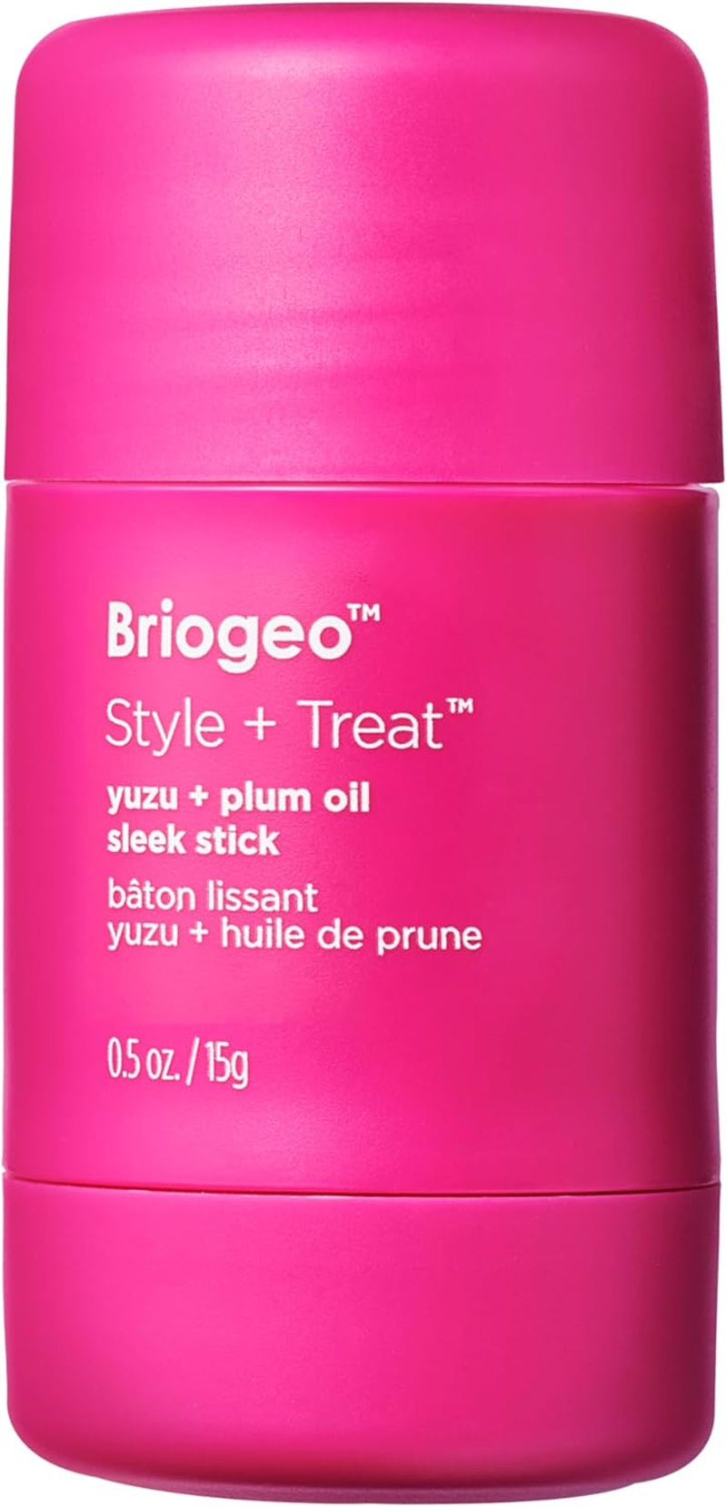Briogeo Style + Treat Yuzu + Plum Oil Sleek Stick, Vegan Wax Hair Stick, Non-Greasy, Travel-Friendly, Tames Flyaways, Styling Stick for All Hair Types, Vegan, Cruelty-Free, 0.5 Oz image number 5