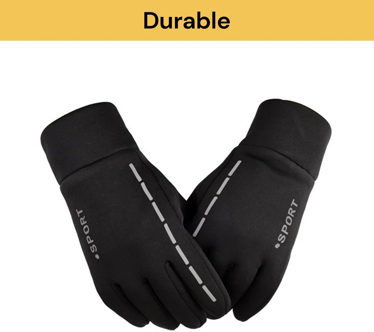 Spendeal Winter Gloves Women Men Ski Snow Gloves Liner Thermal Warm Touch Screen, Suit for Running, Cycling, Biking, Hiking, Driving, Walking, Typing, Freezer Work, Sports, Soccer, Gaming - Grey image number 4