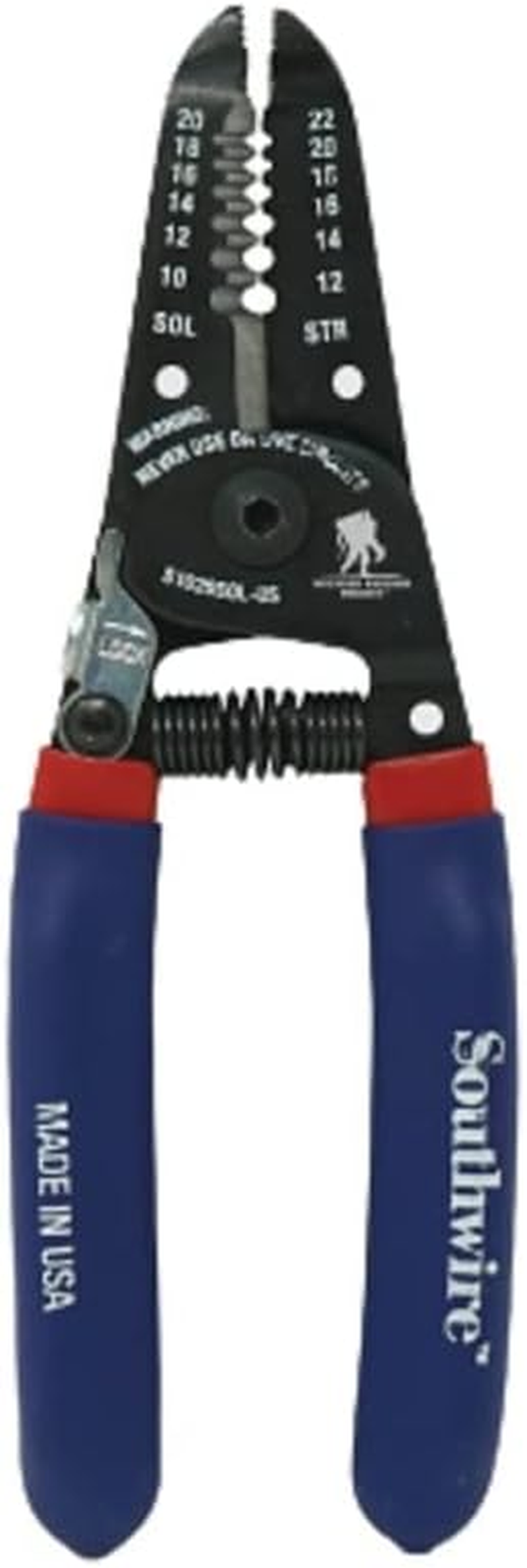 Southwire Tools & Equipment SCP9TPCD-US 9" High-Leverage Side Cutting Pliers Fish Tape Puller & Crimper W/Dip Grip