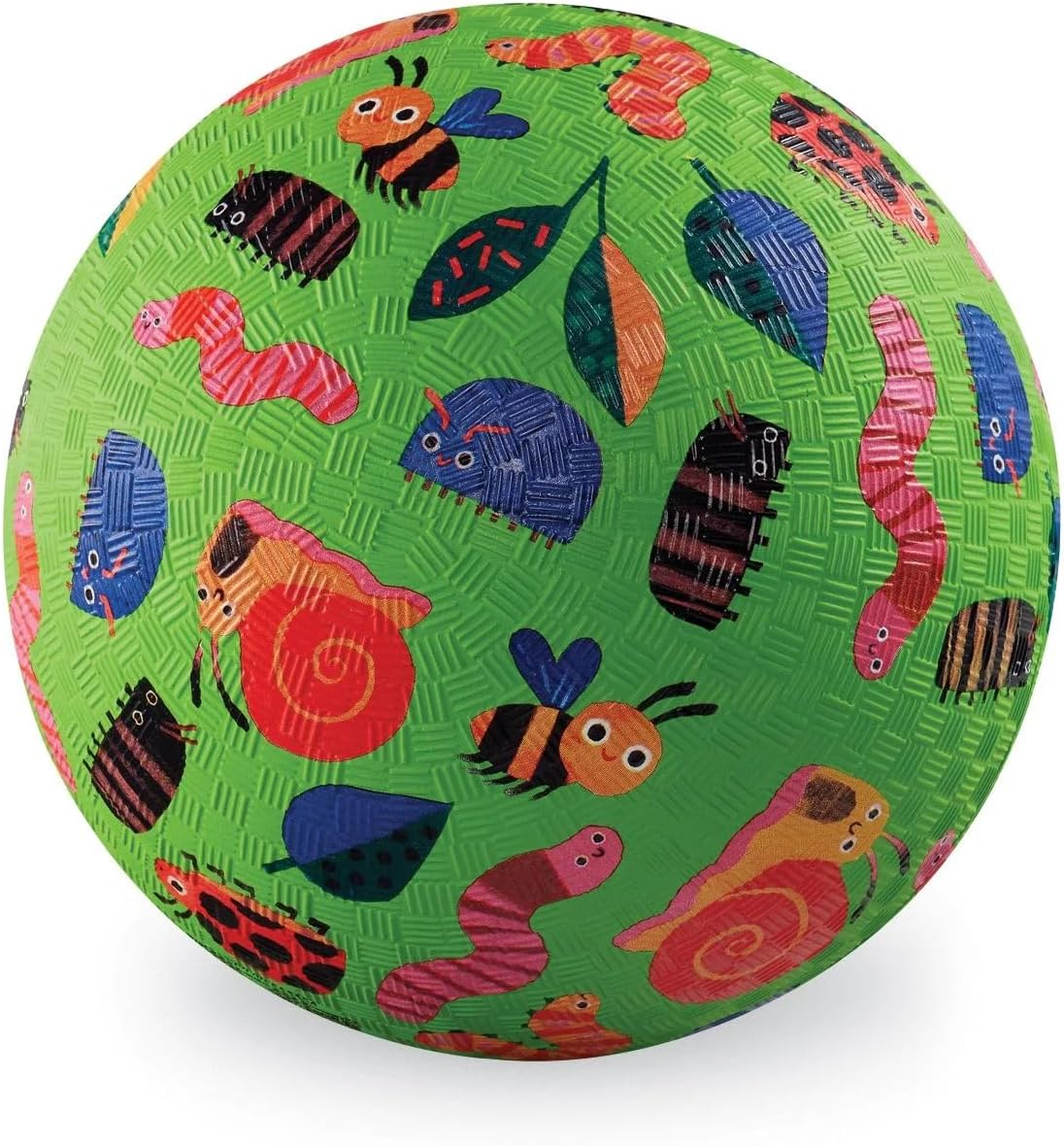 'Crocodile Creek Rubber Playground Ball, Ships Inflated, Pvc-Free, Durable Design for Outdoor Games and Active Ball Sports, for Kids Ages 3 Years and Up, 5''/7&rdquo; Size,'