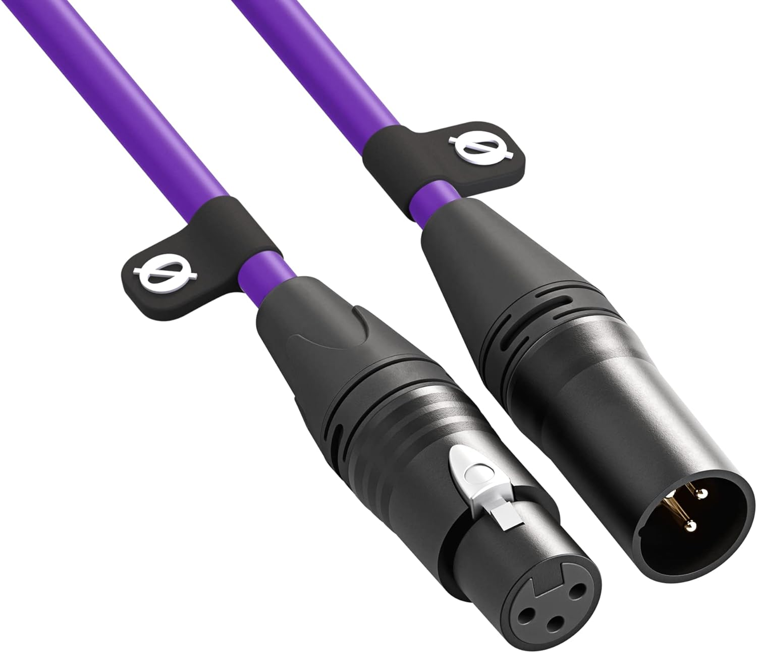 R&Oslash;DE XLR-3 Premium XLR Cable (3M, Purple)