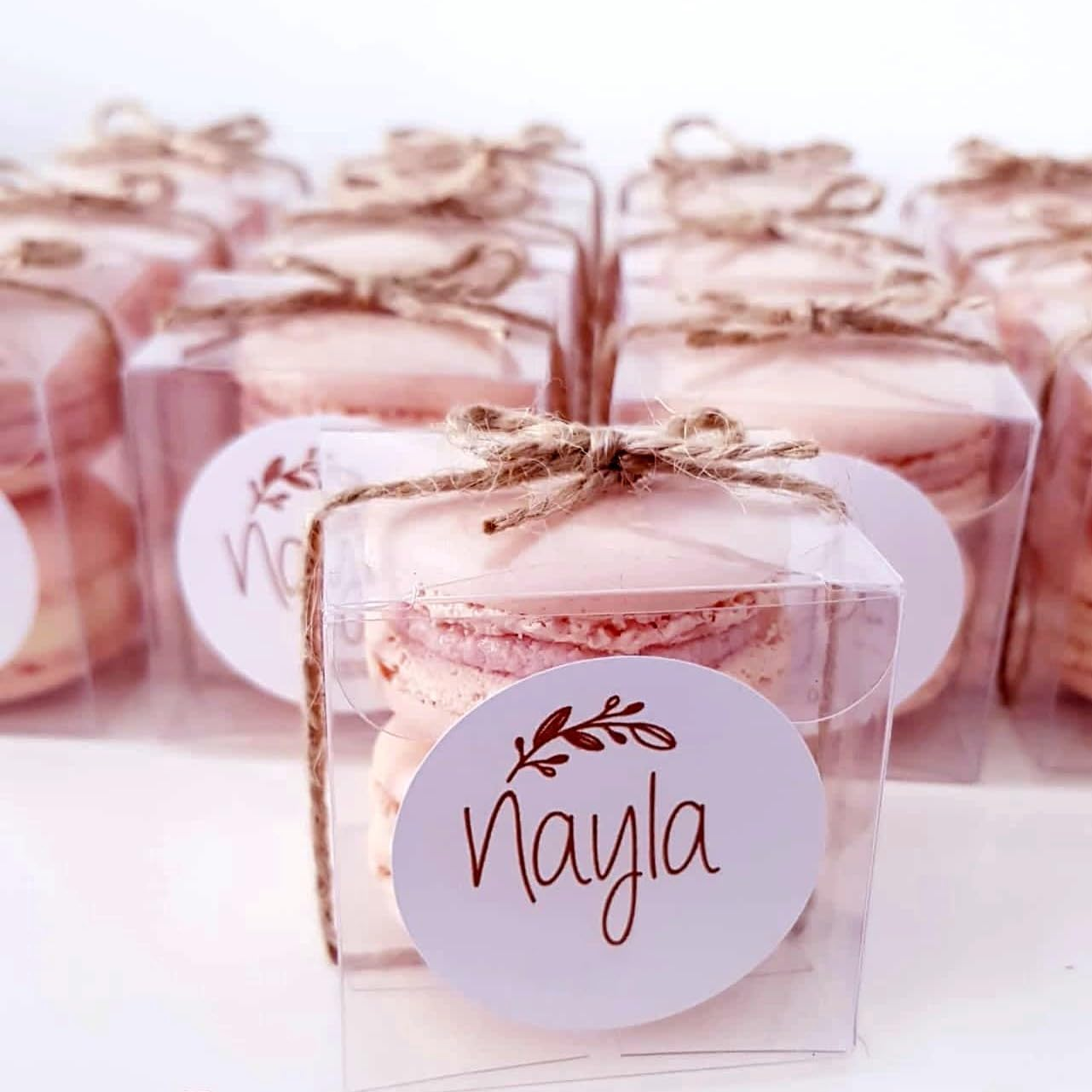 Romanticbaking 100 Pack Bulk 2X2X2 Inch Clear Gift Boxes Macaron Boxes Small Chocolate Bomb Boxes Birthday Wedding Party Favor Boxes image number 6