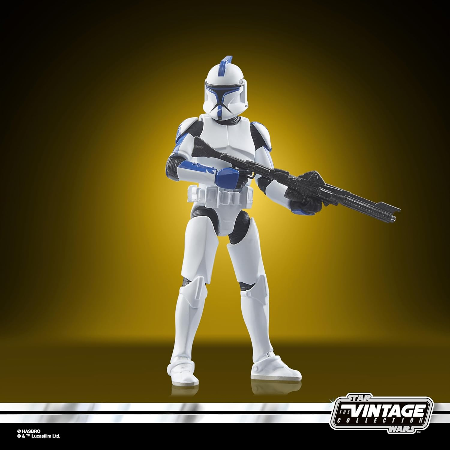 Star Wars the Vintage Collection Clone Trooper Lieutenant (Teth), Star Wars: Ahsoka 3.75 Inch Collectible Action Figure image number 1