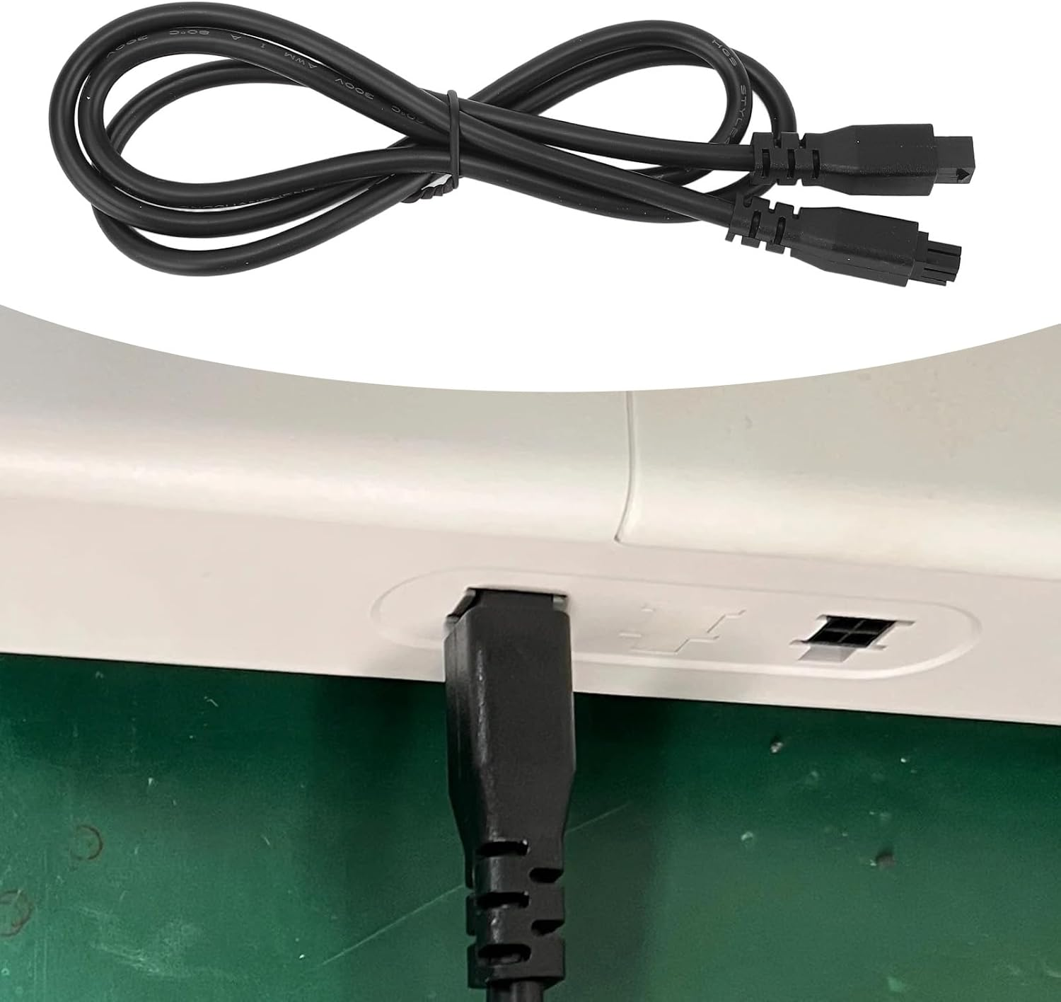 4 Pin Extension Cable for AMS Lite, 1M 4Pin Copper Core PVC Shell, Easy Positioning, Cable Tie for Organization, Efficient Power and Data Transfer (Without Magnetic Ring Model) image number 2