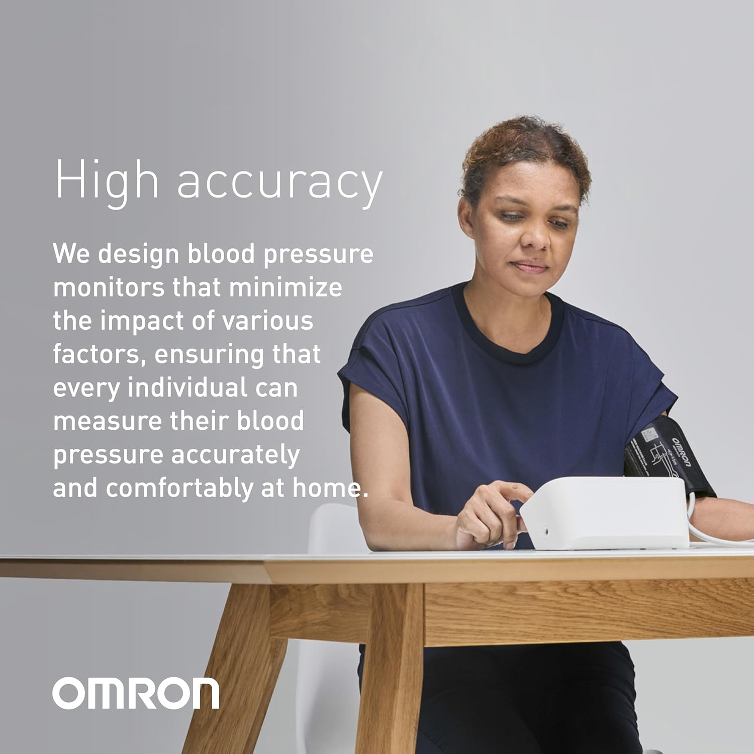 OMRON HEM7142T2 Digital Bluetooth Blood Pressure Monitor &ndash; Upper Arm, Intellisense Technology, Irregular Heartbeat Detection, Cuff Wrap Guide, 14 Memory, 3+3 Warranty image number 4