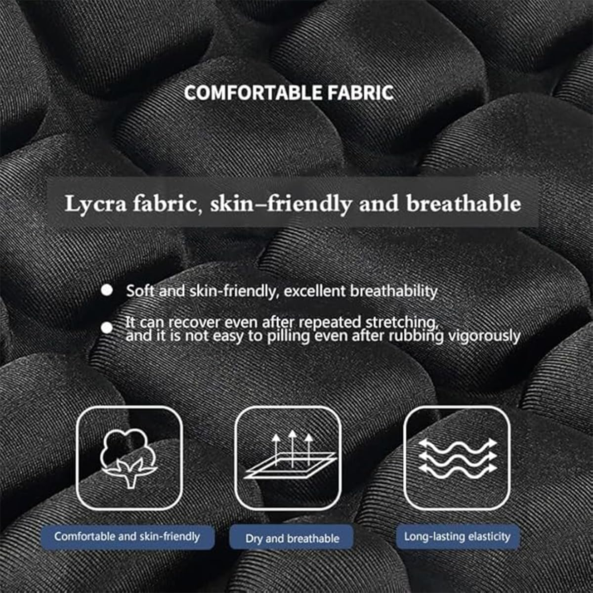 AIMALL Lycra Motorcycle Seat Cushion Waterproof Breathable Anti-Slip Cover for Electric Scooter Moped No.9 Calf Bike Seat Accessories 14.17X5.71X13.38In