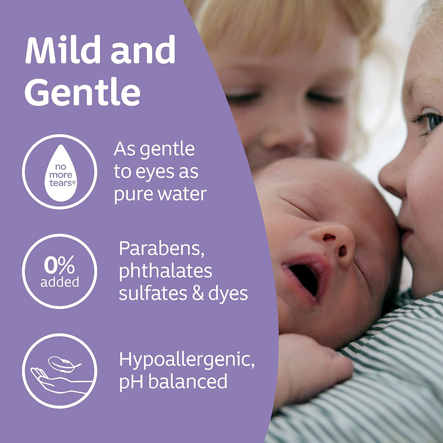 Johnson'S Baby Bedtime Gentle Calming Jasmine & Lily Scented Tear-Free Baby Bath 500Ml (Pack of 2) image number 3