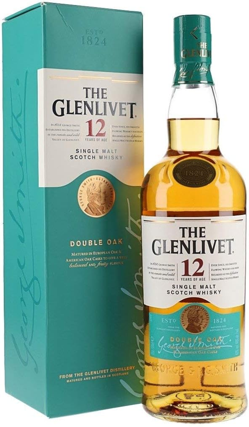 The Glenlivet 12 Years Old Single Malt Scotch Whisky 700 Ml