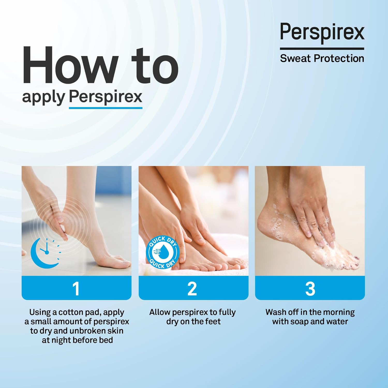 Perspirex Antiperspirant Hand & Foot Lotion, 100 Ml image number 4