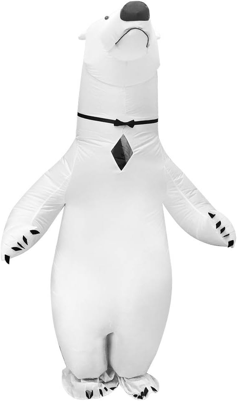 Inflatable Costume Adult Fancy Dress for Halloween, Christmas, Party, Birthday, Gifts (Polar Bear Costume) image number 5