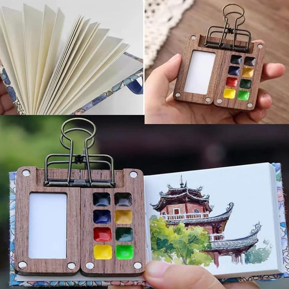 Travel Ready Paint Palette Bundle,Travel Paint Palette Set,Solyst Travel Paint Palette,Mini Travel Paint Palette B image number 4