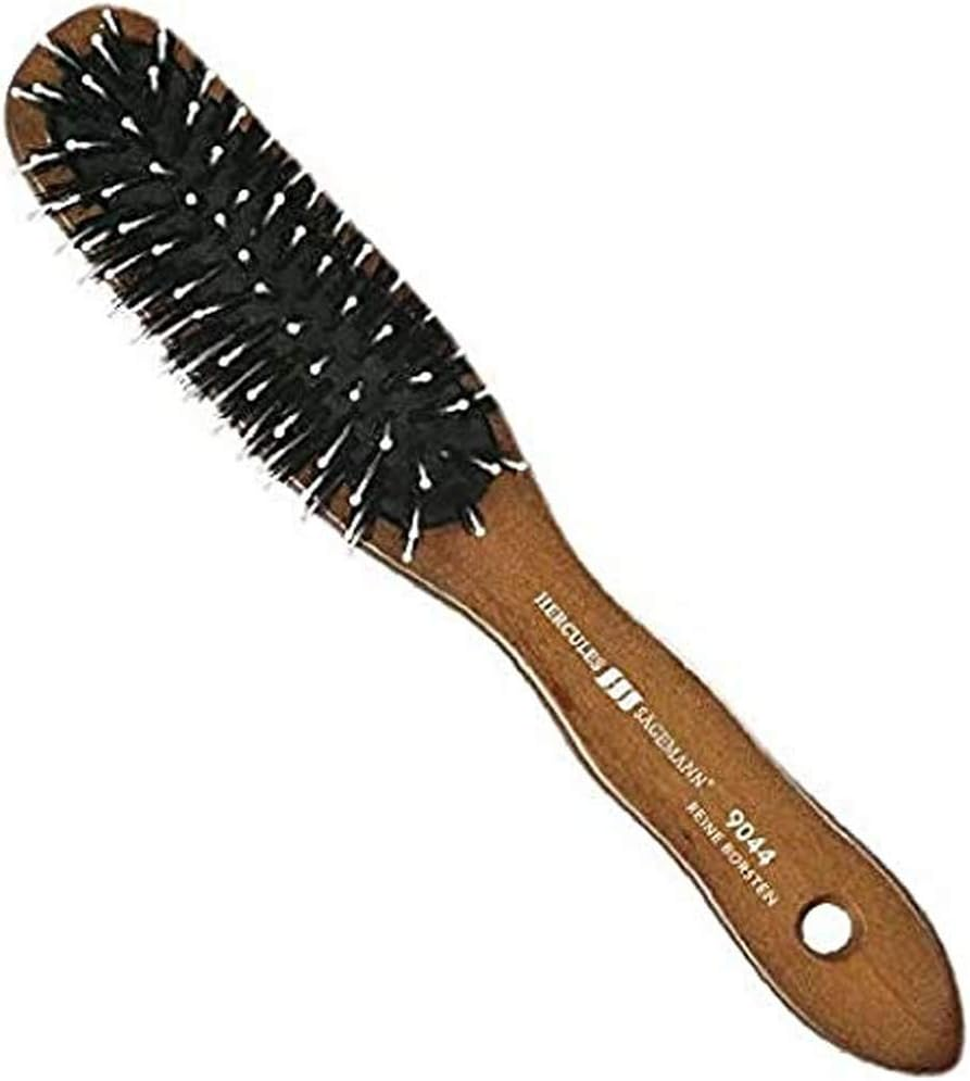 Hercules Sagemann Bristle Medium Hair Brush Walnut Wood image number 1