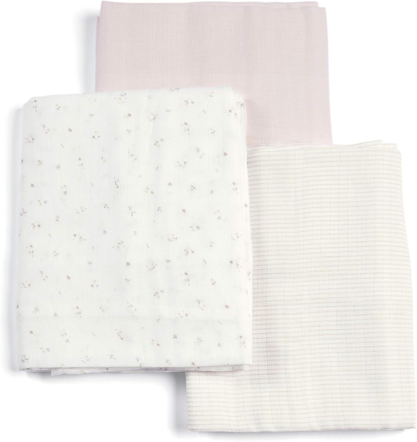 Mamas & Papas Muslin Squares Lrg - Welcome to the World - Floral, 3 Count